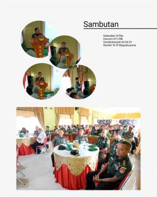 Peresmian Ruang Staf dan Bangsal di RST Wijayakusuma