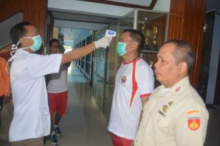 Cek Kesehatan Korem 071/Wk Antisipasi Virus Corona